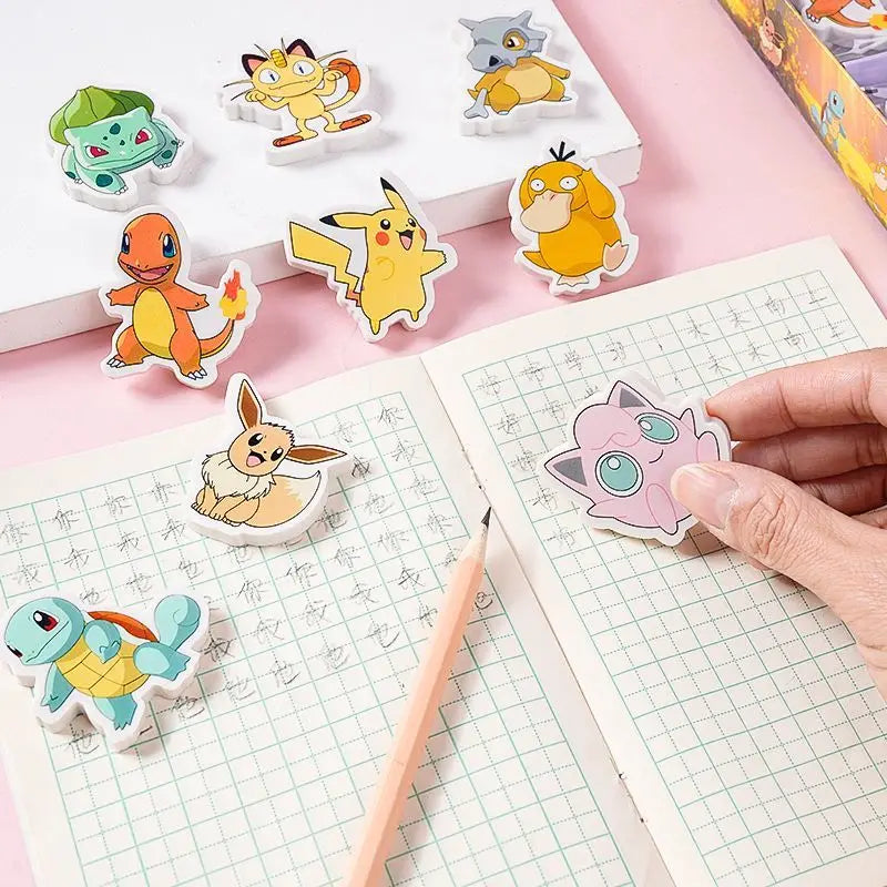 New Pokémon hot-stamped individually packaged erasers, fun erasers, clean, small gifts for giving