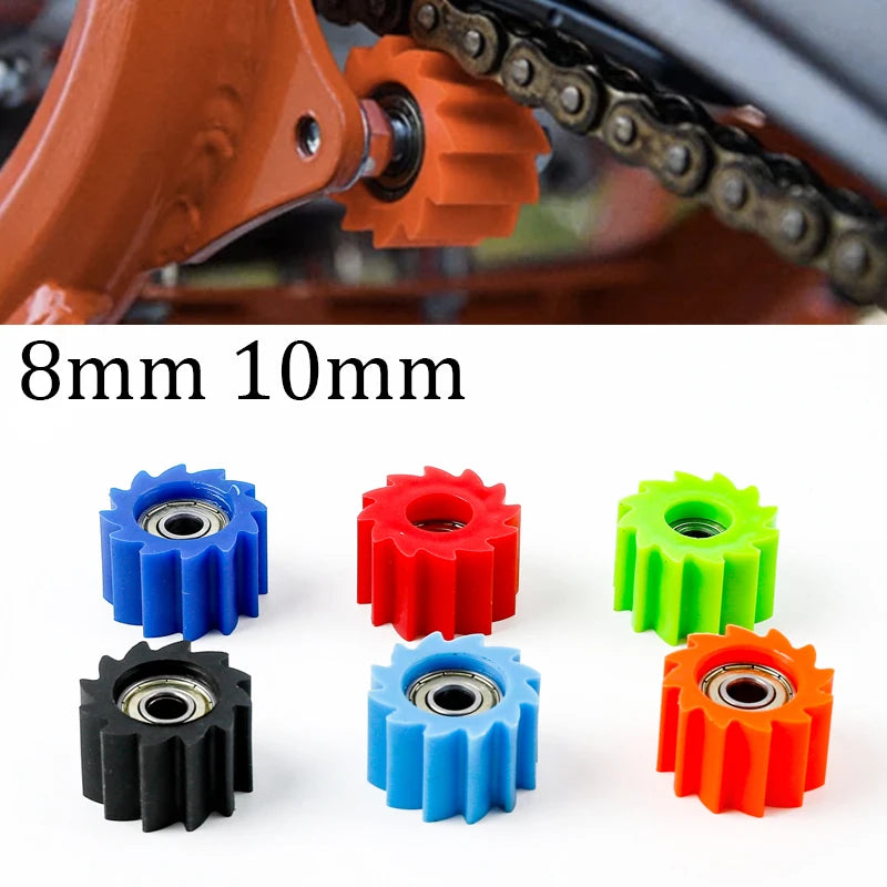 Motorcycle Pulley Wheel Drive Chain Roller Tensioner  For Yamaha Honda Kawasaki KX KXF 250 450 250F CR CRF RMZ WR YZ Dirt Bike