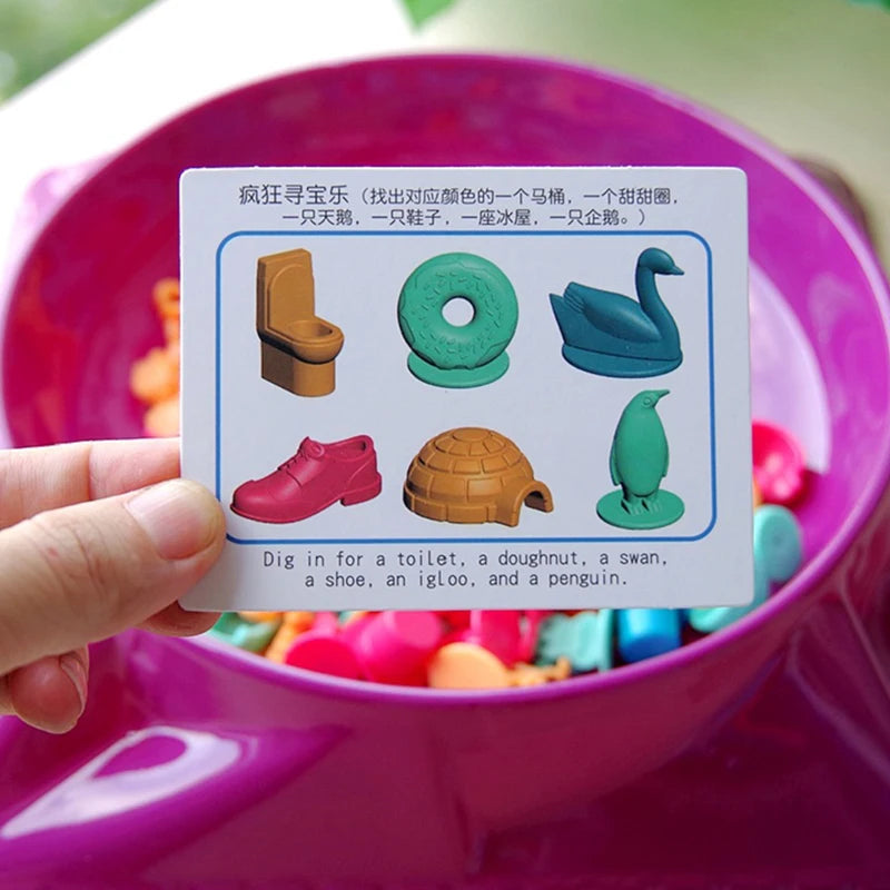 1 Set 26*26*10 Treasure Hunting Toys Training Logical Thinking Parent-child Early Education Family Party Board Game