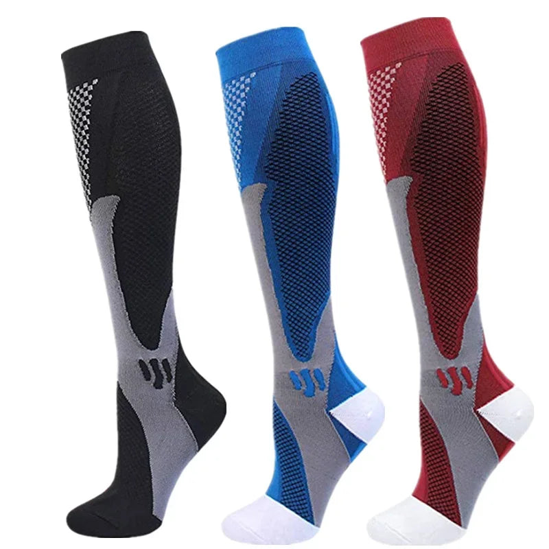 Compression Socks Running Football Sports Medical Nursing Socks for Flight Travel Pregnancy Edema Diabetes Varicose Veins Socks