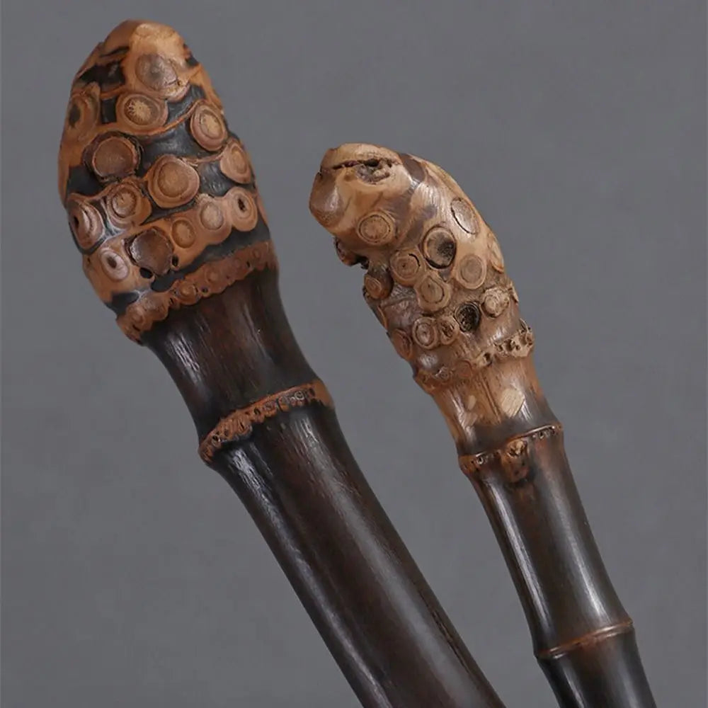 Vintage Carbonized Bamboo Root Teapot Pen Long Handle Easy To Clean Teaware Cleaning Brush Chinese Style Portable Tea Brushes