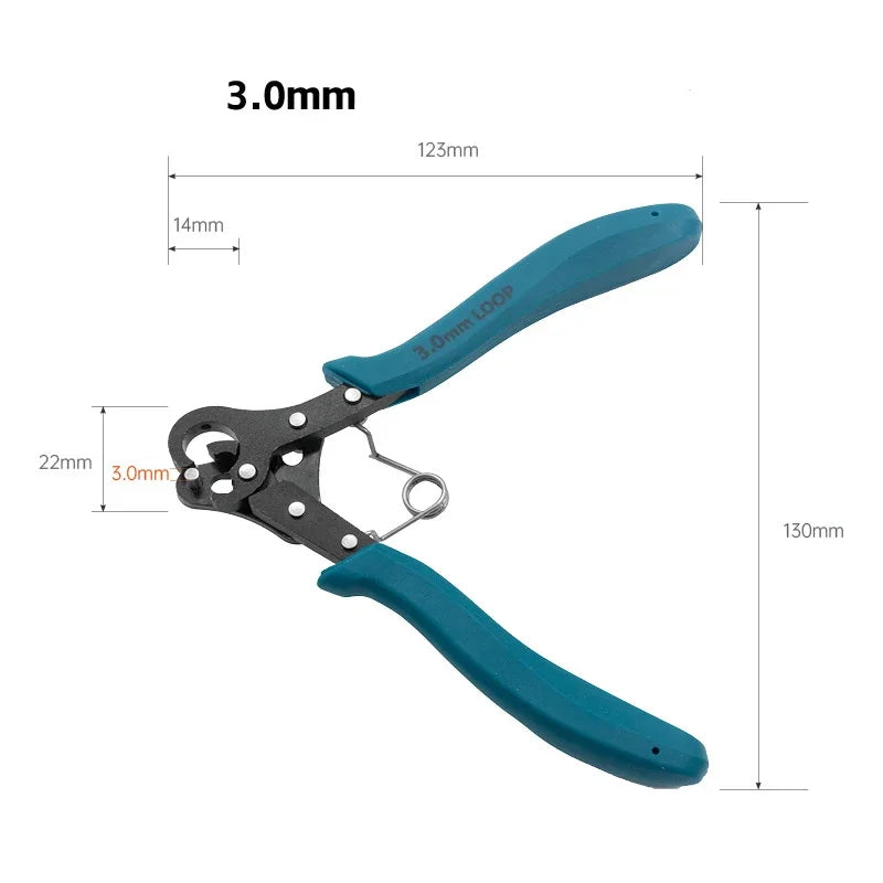 1.5/2.25/3mm Repair Jewelry Making Tool Repair Wire Rolling Pliers Craft Jewelry Making Round Nose Pliers For Wire Ring Wrapping