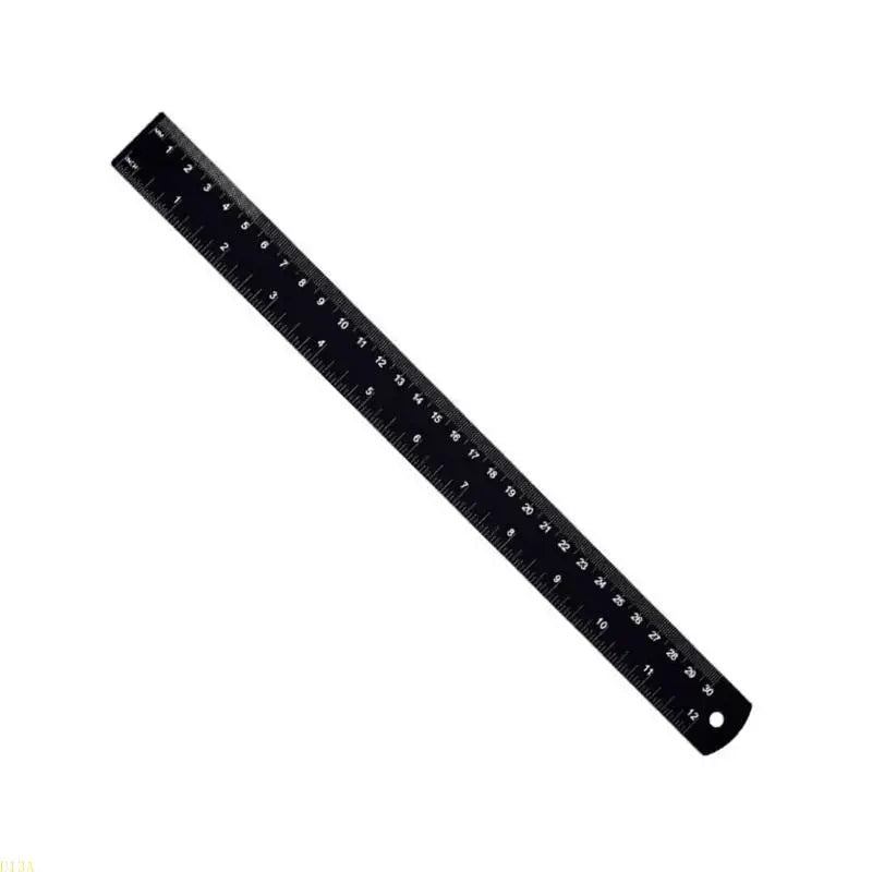 U13A Aluminum Ruler Precisions Measurement Tool Clear Scale for Everyday Measuring