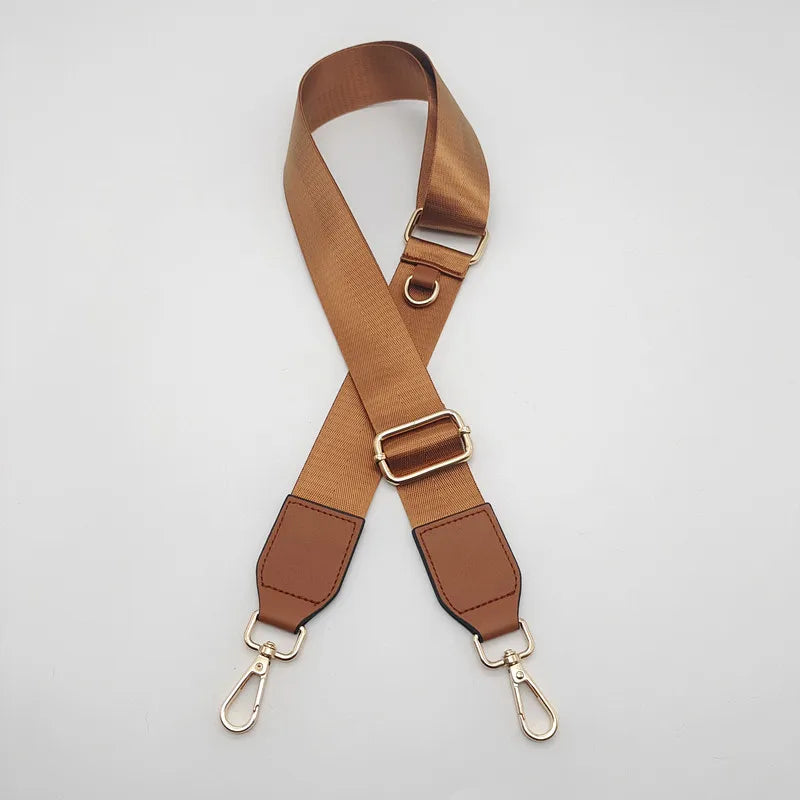 New Solid Color Nylon Bag Accessories D-type Buckle Hanging Small Bag Style Crossbody Strap Adjustable Backpack Shoulder Strap