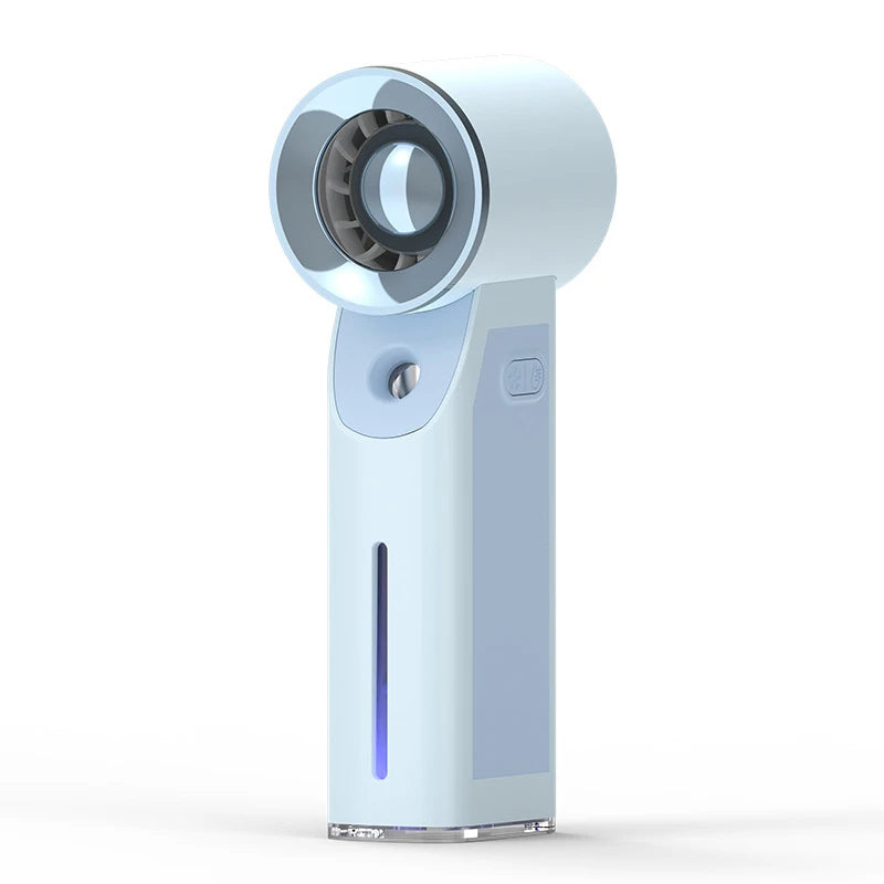 4000mAh USB Rechargeable Misting Handheld Turbo Fan Ice Compress Cooling Spray 샤오미 선풍기 Portable Travel Gadget for Xiaomi