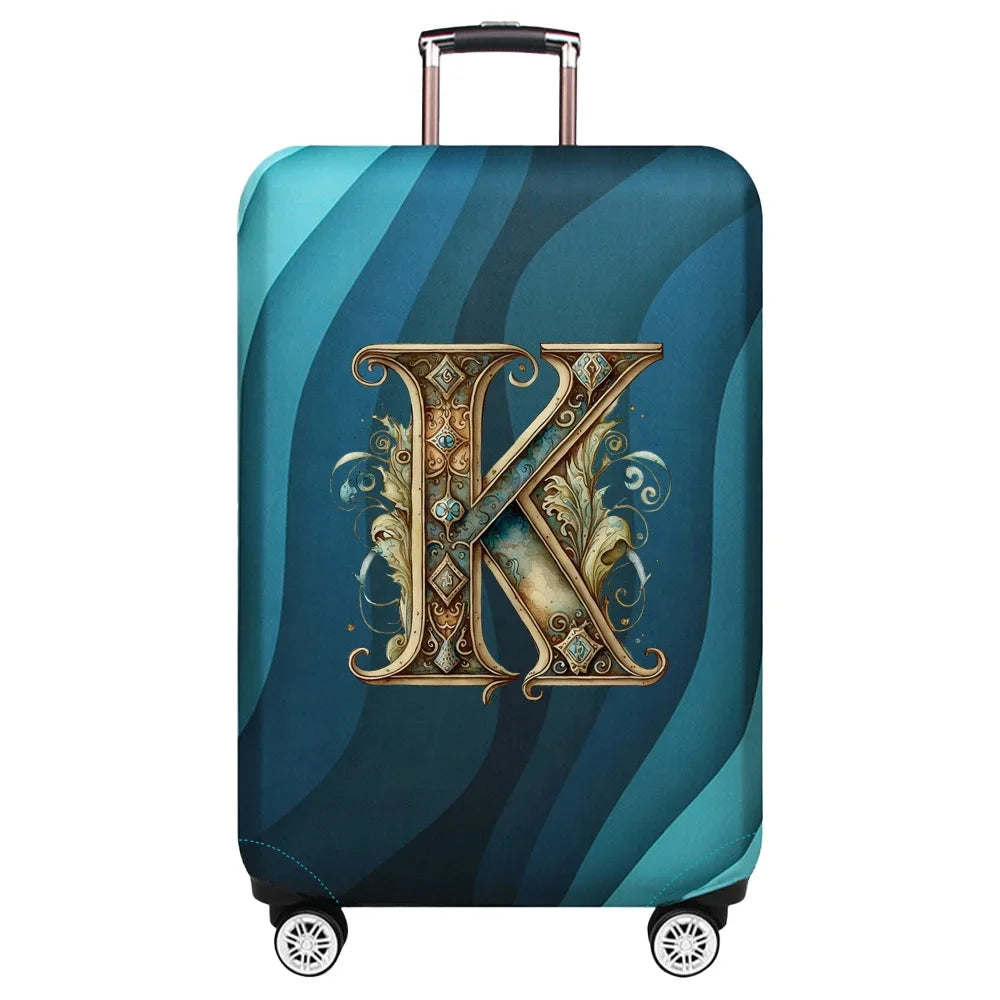 Luggage Cover Stretch Fabric Suitcase Protector Case Graphic Series Pull Rod Baggage Dust Case Covers for18-32 Inch Suitcase