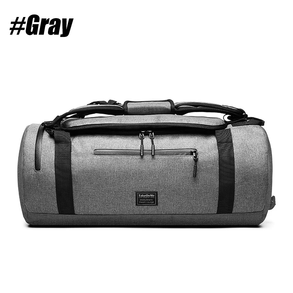 Large Gym Backpack Duffle Bag for Men Women, Multi-Pocket Sports Bag with Shoe Compartment & Wet Dry Pocket for Workout Travel