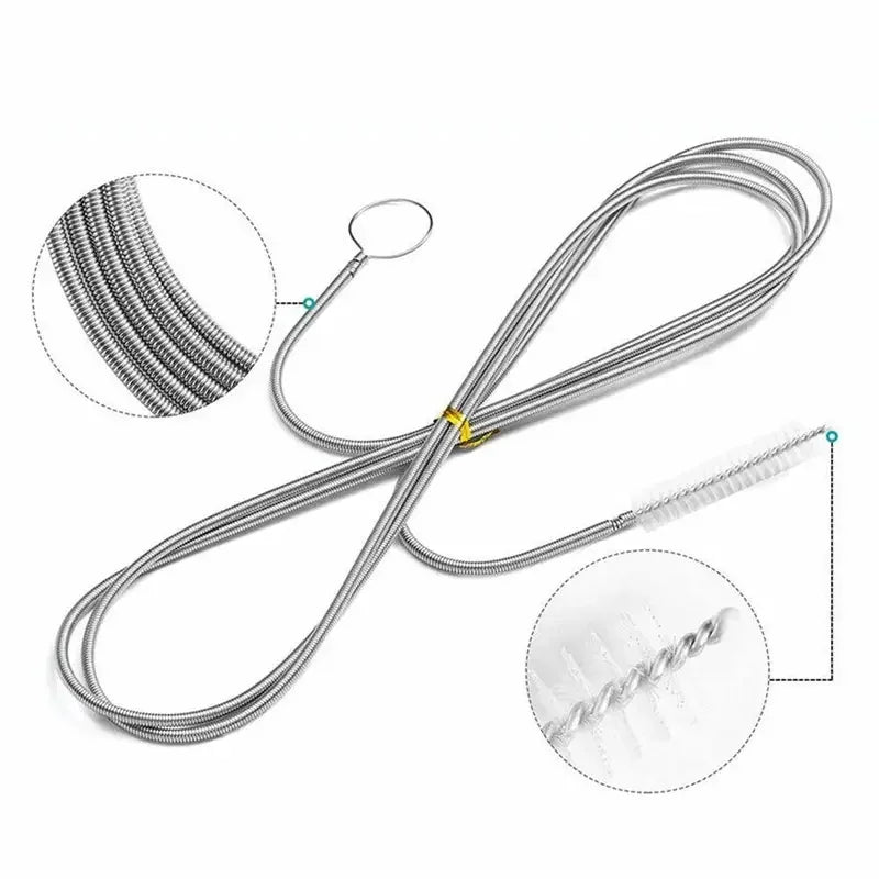 Car Drain Dredge Cleaning Scrub Brush 100/150cm Auto Sunroof Long Hoses Detailing Cleaning Tool Car Accessories for Benz