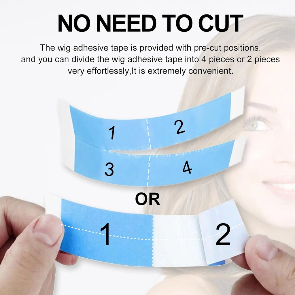 36pcs/lot Supertape Waterproof Hair Tape Double Side Adhesive Super Tape For Lace Wig Toupee Replacement Hairdresser Accessories