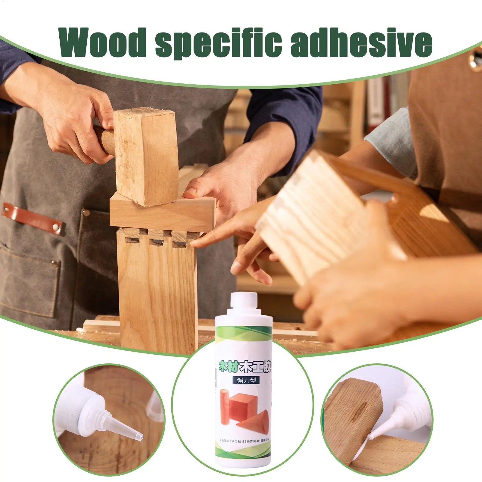 Special Adhesive for Wood Strong Woodworking White Latex Repair furniture Quick Drying Adhesive Universal safety Supers Glue
