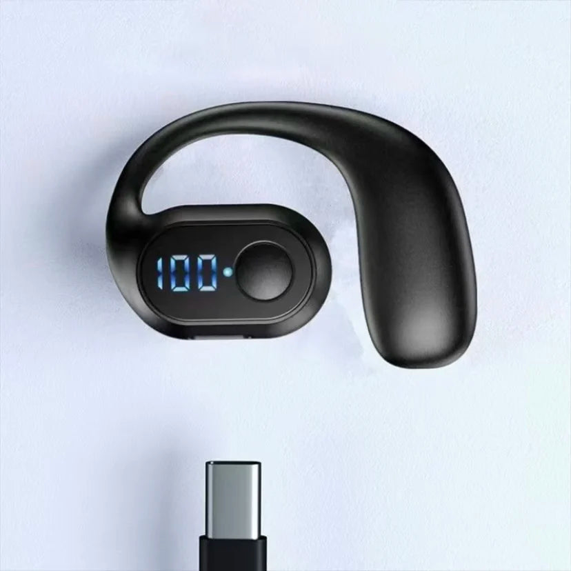 KY2P Wireless Bluetooth Earphones Air Conduction OWS Headphone HiFi Ear-Hook Music Sports Noise Cancel Headset For Smart Phones