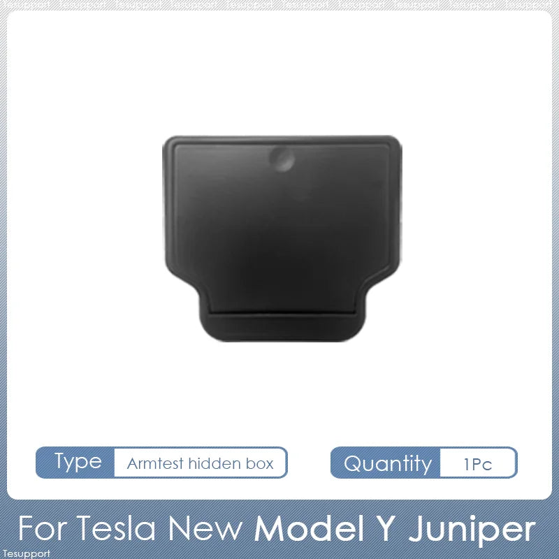 Storage Box for Tesla Model Y Juniper Accessories Center Console Trays for Tesla Model Y Juniper 2025-2026 Webcam Cover
