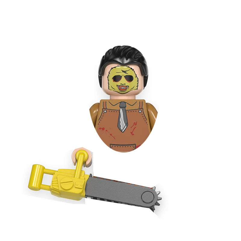 WM839 Horror Movie Zombie Building Blocks Bricks Dolls Mini Action Toy Figures Assemble Blocks Kids Gifts