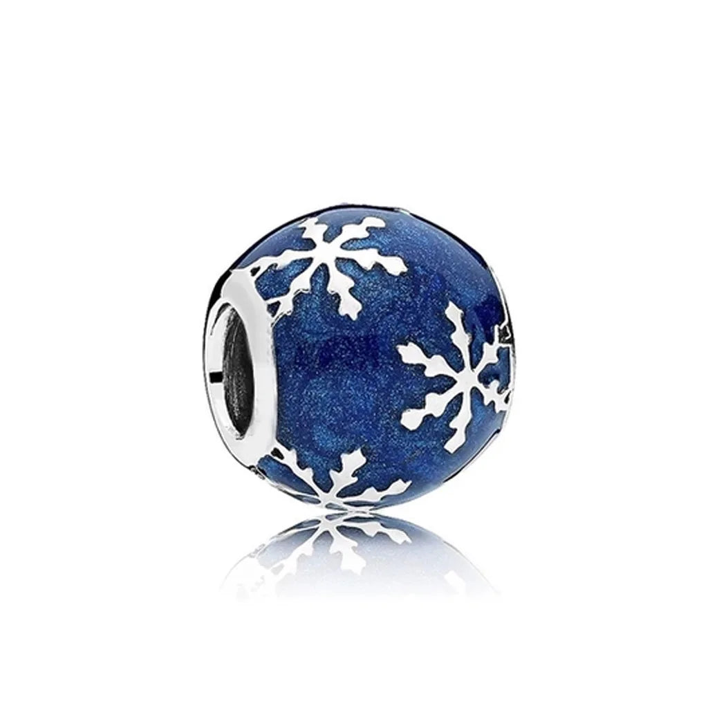 New Fashion 925 Sterling Silver Flower Cherry Round Beads Charms Pendant Fit Original Bracelet DIY Jewelry For Woman Gift