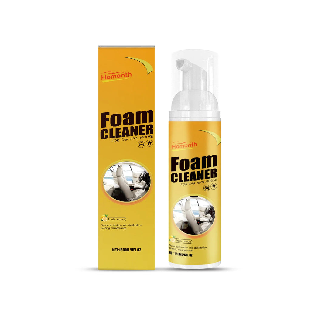 KMIND Car Interior Foam Cleaner 60ml/150ml Multi-Purpose All-in-One Cleaner for Leather Seats, Upholstery, Dashboard & Carpet