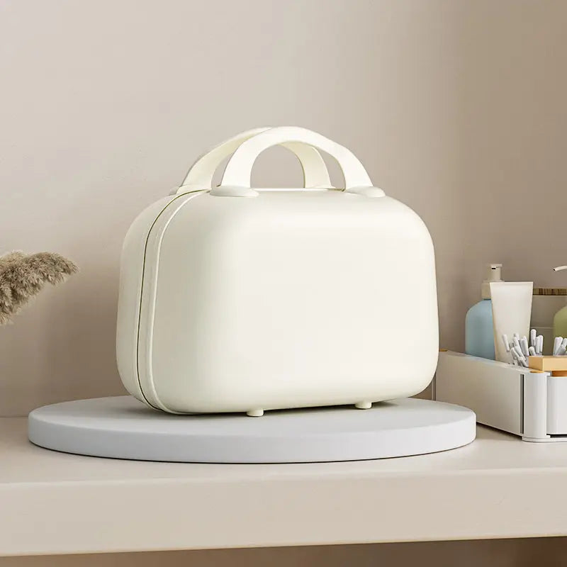 Small Handheld Suitcase Makeup Bag Women's Mini Additional Bag Can Be Hung on Trolley 14-inch Small Case Storage Bag