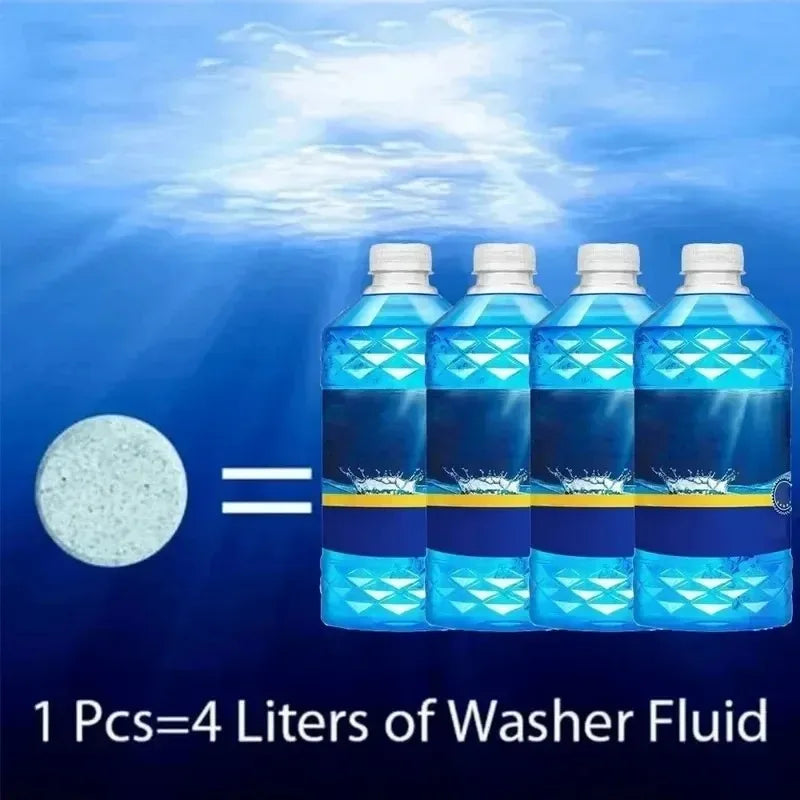 Glass Water Effervescent Film Wiper Solid Concentrate Four Seasons Universal Strong Anti-freeze Wiper Essence Zero Shellac