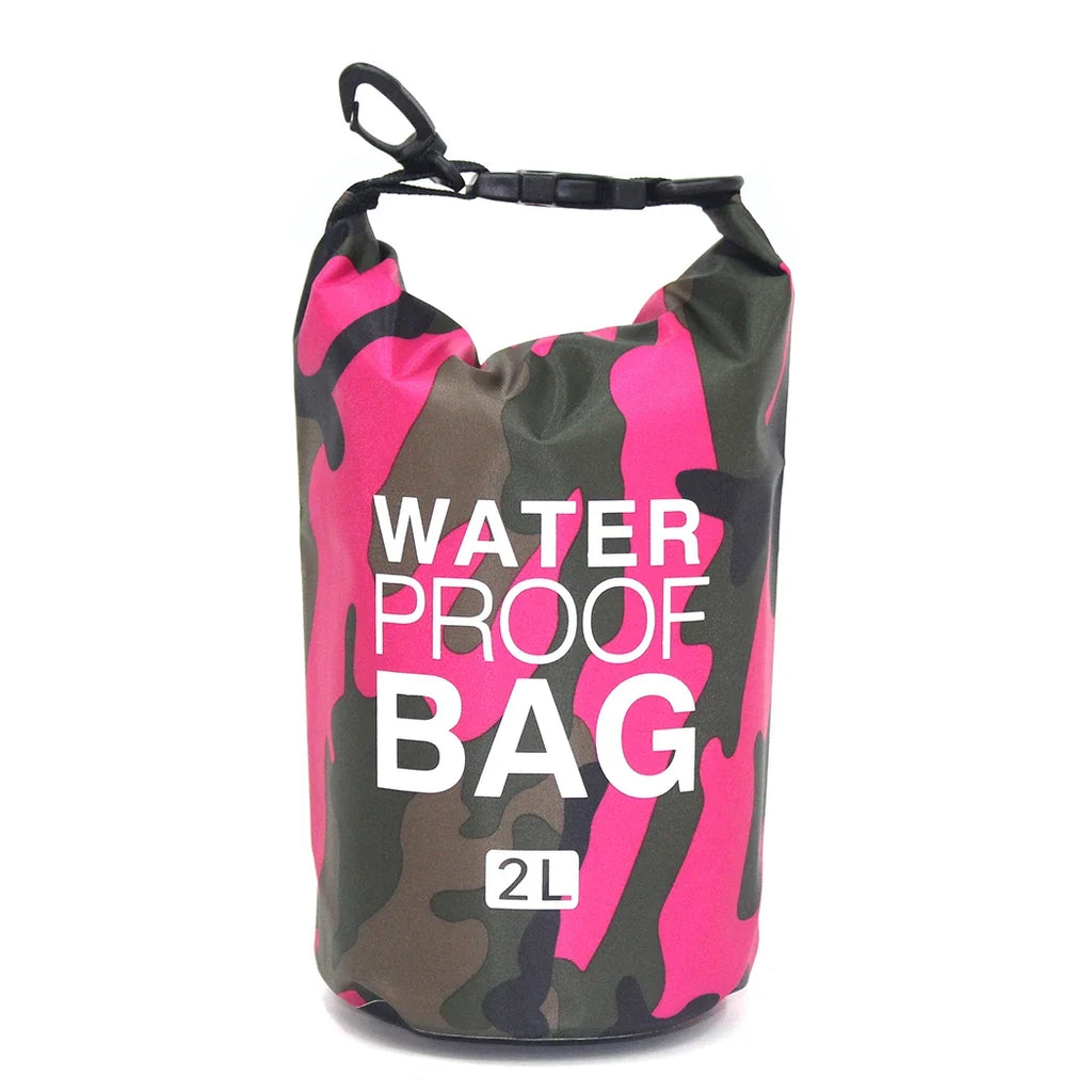 Men's and women's waterproof bags, outdoor sports bags, suitable for swimming, boating, kayaking, rafting and traveling