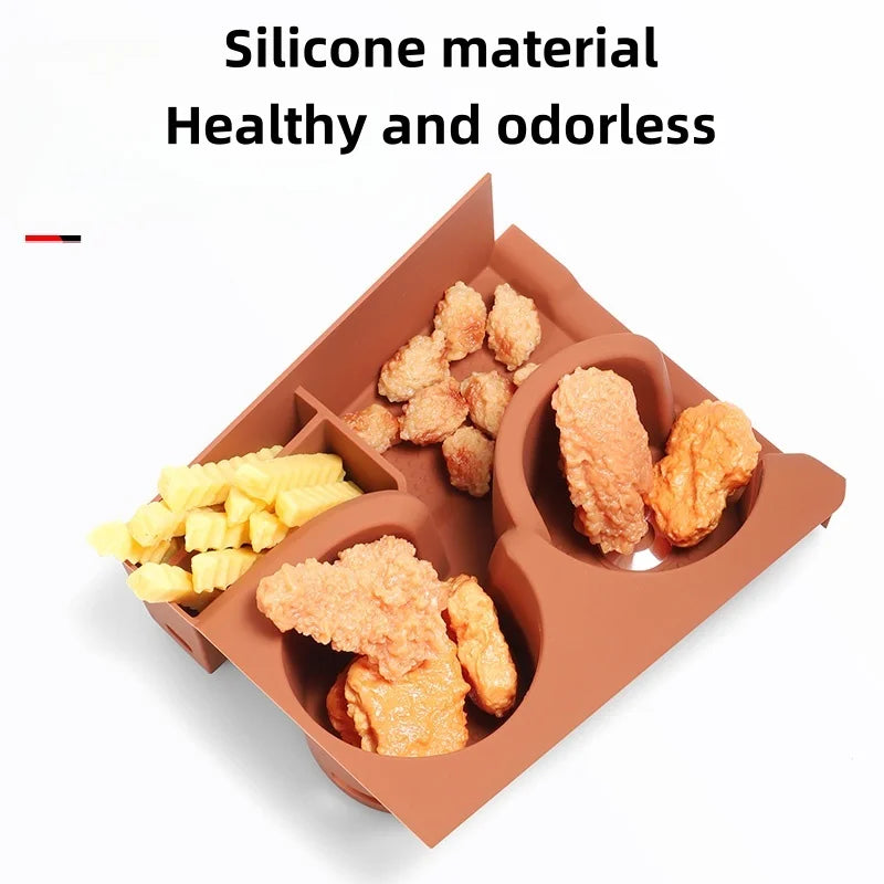 For Mercedes-Benz GLC 300 260 Cup Holder Storage Silicone Box Interior Anti-Slip Mat Car Accessories modification