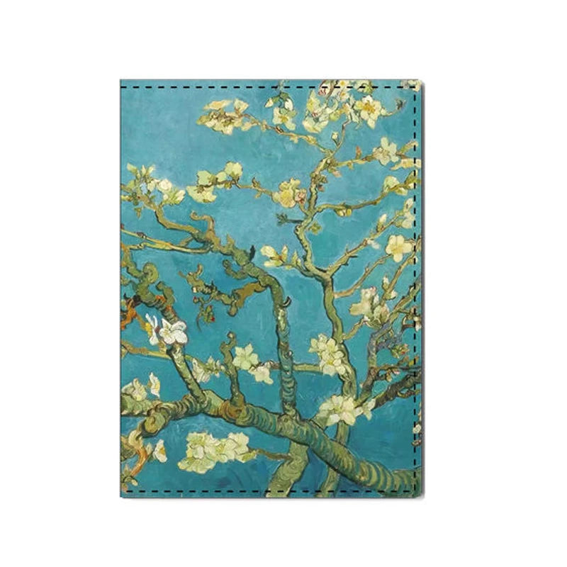 New Creative Van Gogh Oil Painting Passport Cover Women Men Travel Accessories The Starry Night Design Protected Passport Holder
