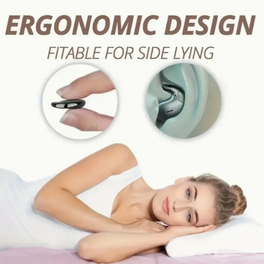 Sleep Wireless Headphones, Loud Volume, Matching Comfort, Touch Control, Semi-Open Back, No Tangles, with Wireless Charging Box