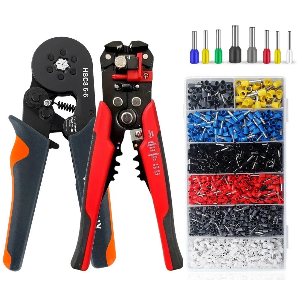 Wire Stripping Multifunctional Pliers For Cable Cut CrimpTerminal High Precision Automatic Hand Tool Crimper Cable Cutter