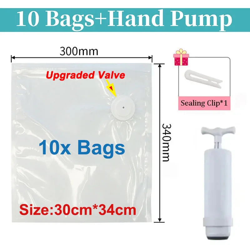 3D Printer Accessories, for PLA ABS PETG Nylon TPU ASA Filament Keep Dry, Filament Vacuum Storage Bags with Hand/Electric Pump