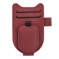 Magnetic Car Sunglasses Holder Sun Visor Glasses Clip PU Eyeglasses Hanger Portable Ticket Card Clip Auto Accessories