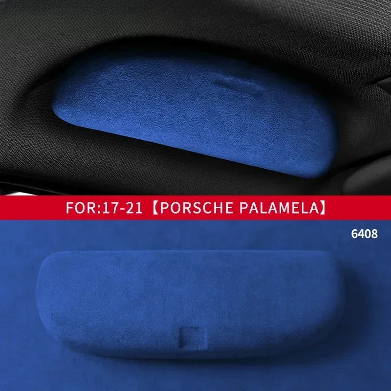 Car Interior Refitted Roof Handle Glasses Case Sunglasses Box Storage Organizer For Porsche Palamera Cayenne Macan