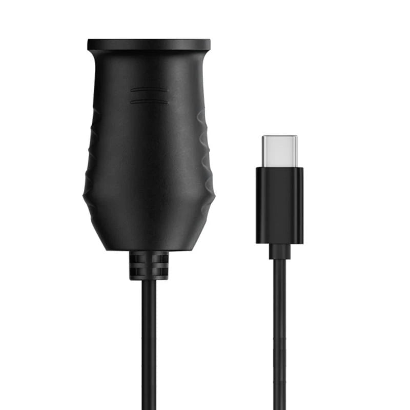 65W USB C To 12V Cigarette Socket Male to Female Cigarette Adapter Converter Car Electronics Accessory