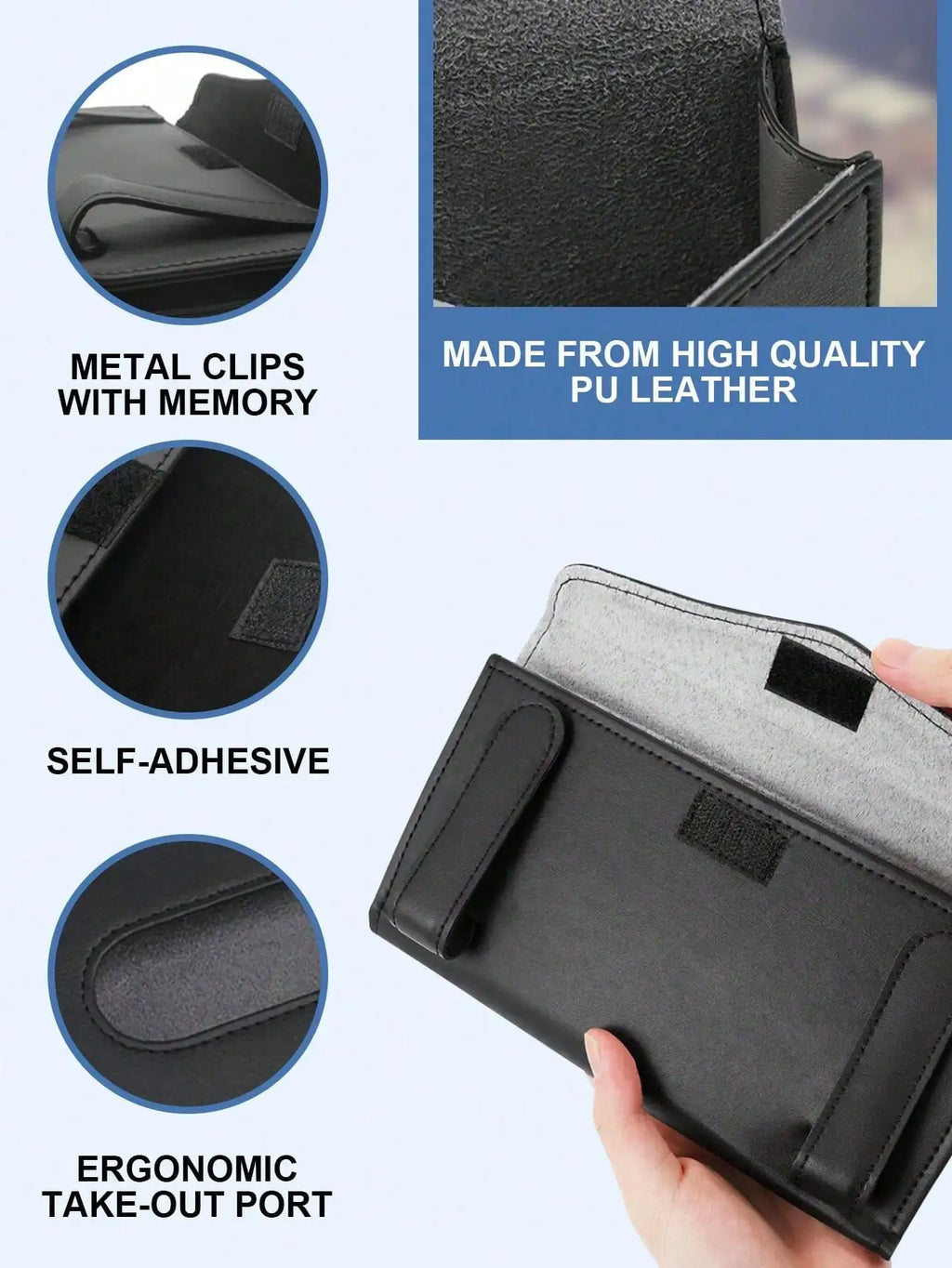 Universal Car Sun Visor Tissue Box — An In-Car Item That Combines Convenient Tissue Extraction and Multi-Functional Storage