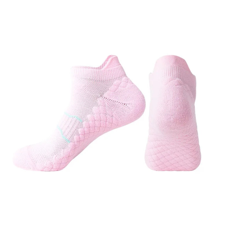 Women's sports socks, badminton socks, moisture-wicking massage socks, running socks, breathable, odor-resistant, shock-absorbin