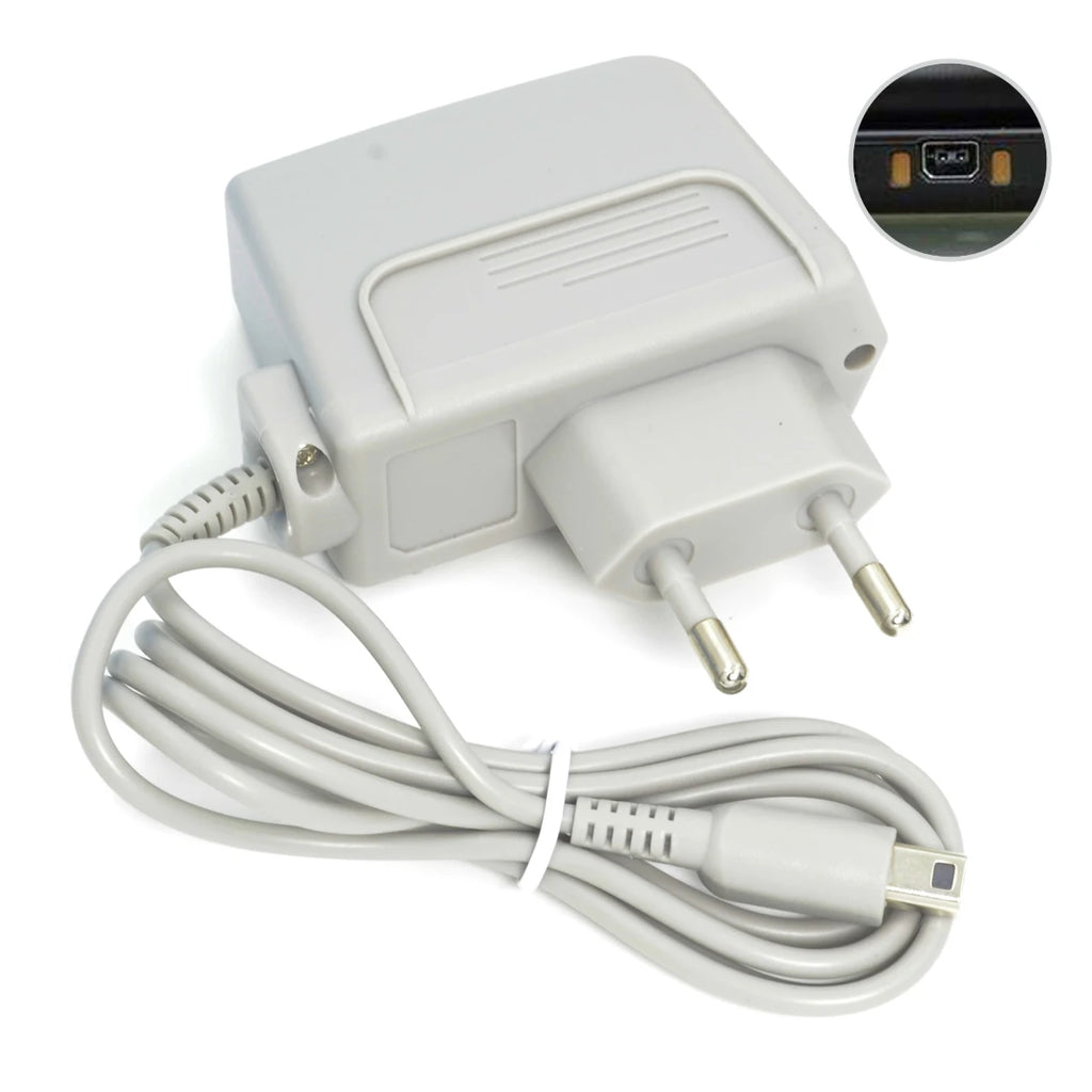 Home Wall Travel Charger 100-240V AC Power Supply Adapter for Nintendo New 3DS 2DS XL LL DSi - EU/US/UK Plug