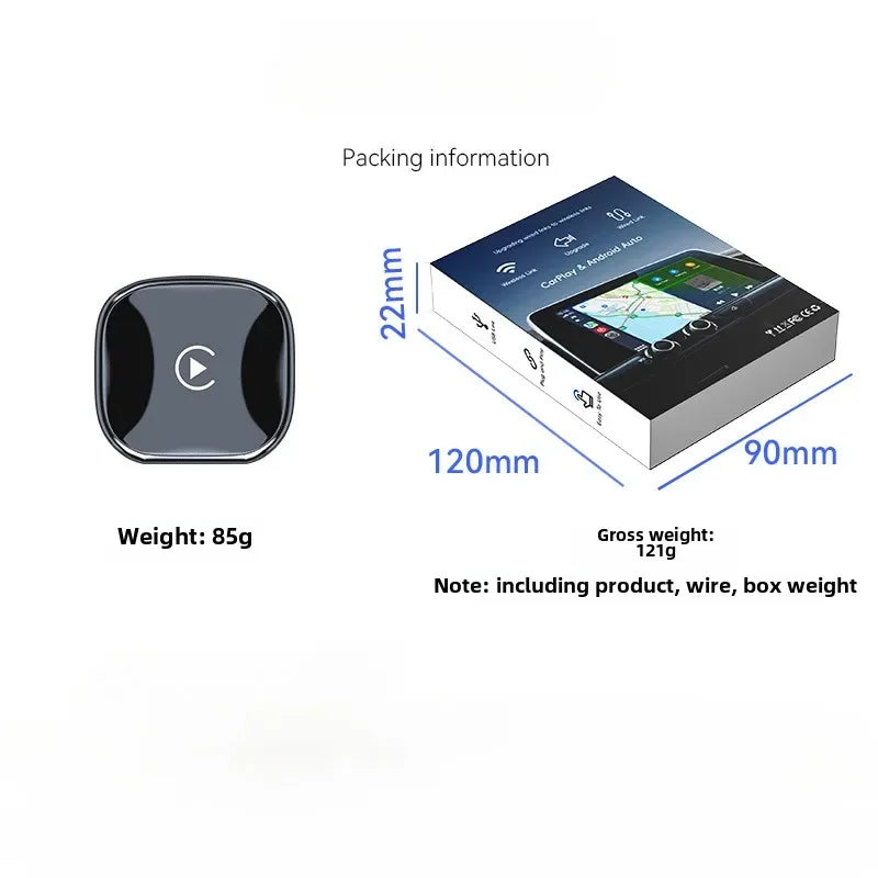 2025 CarPlay Smart Ai Box Android Wireless CarPlay Android Auto Adapter For Netflix For YouTube Car Intelligent Systems 5G WiFi