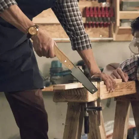 Double Sided Household Small Hand Pulled Saw, Handheld Woodworking Saw, Tree Artifact, Fast Fine Toothed Saw, Handmade