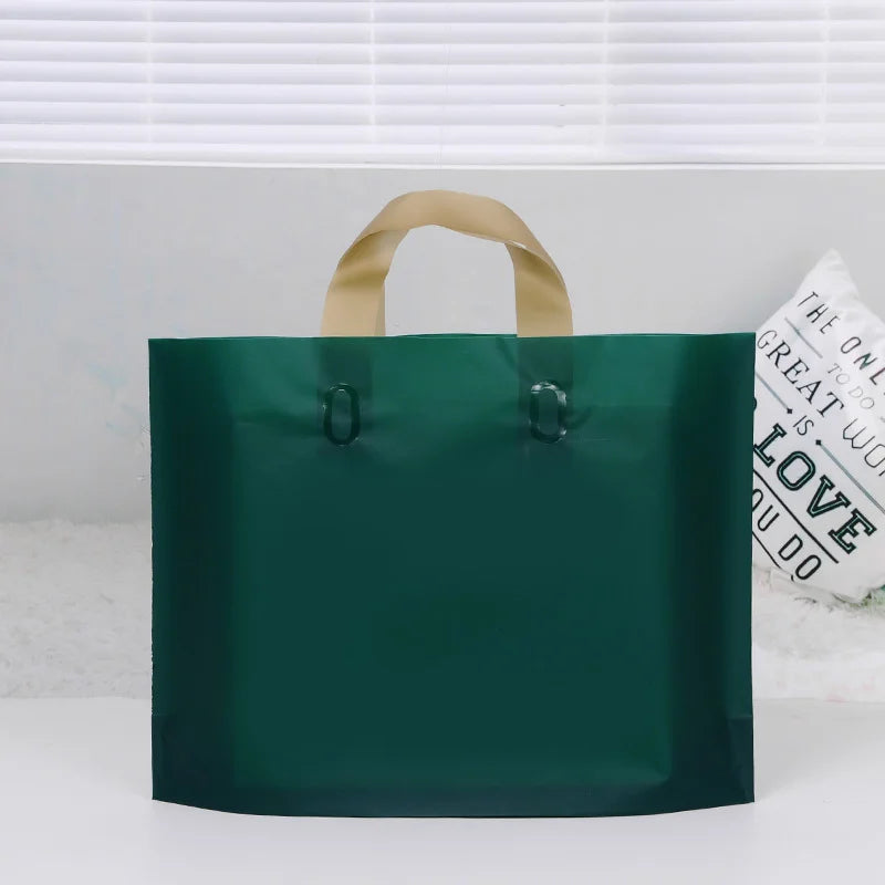 50Pcs Customized gift bags for birthday party wedding plastic bags candy gift boxes for clothes packaging bags for printing logo