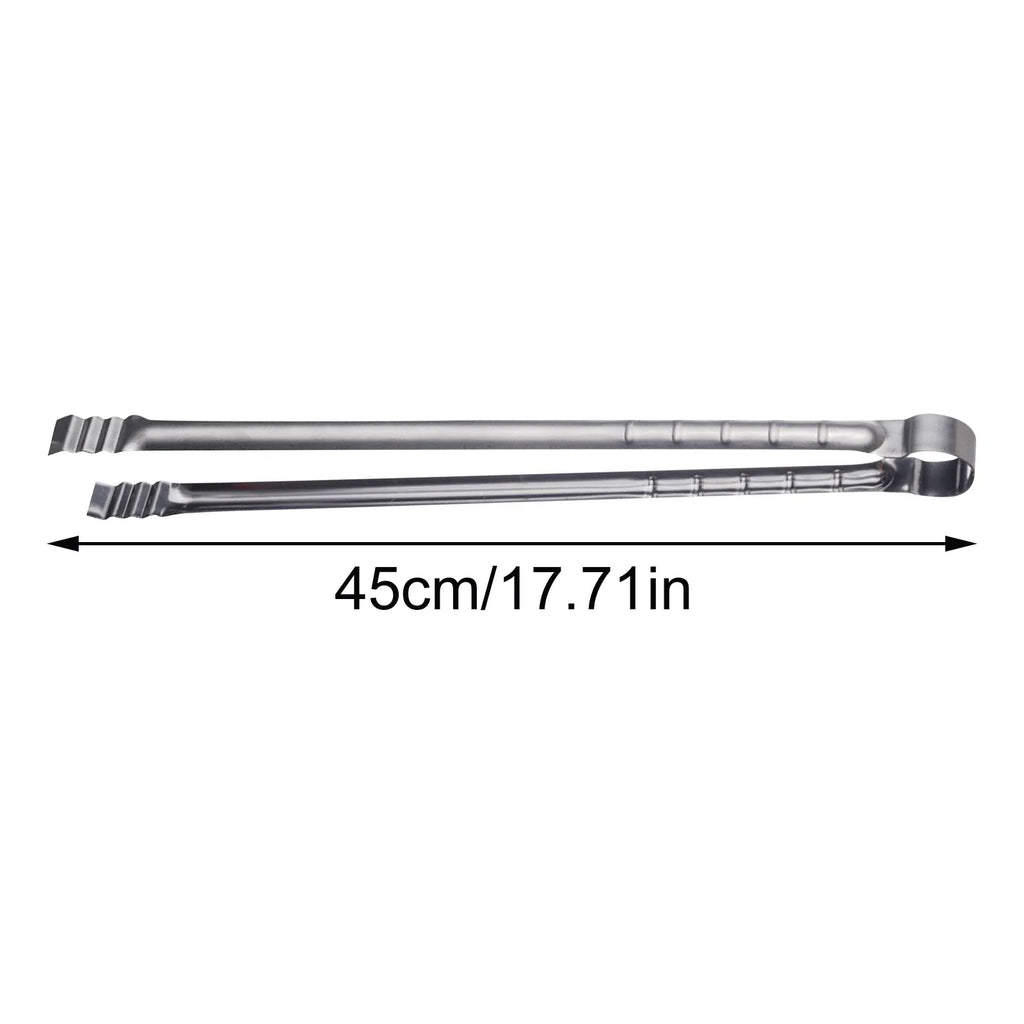 Sausage Turning Tongs Bbq Stainless Steel Bbq Tongs Long Handle Grill Tongs Metal Barbecue Hot Dog Flipping Clip Multipurpose
