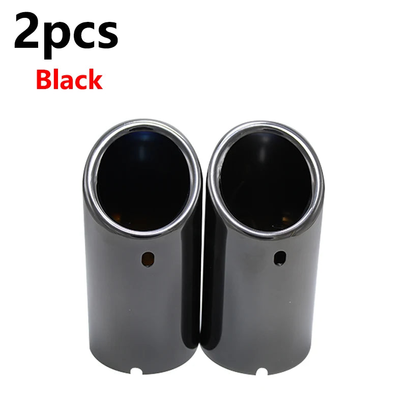 75mm Carbon Car Rear Exhaust Tail Pipe Muffler Throat 3 Colors For BMW 3-serier F30 F31 F32 5-serier F10 F11 F18 520i 523i 525