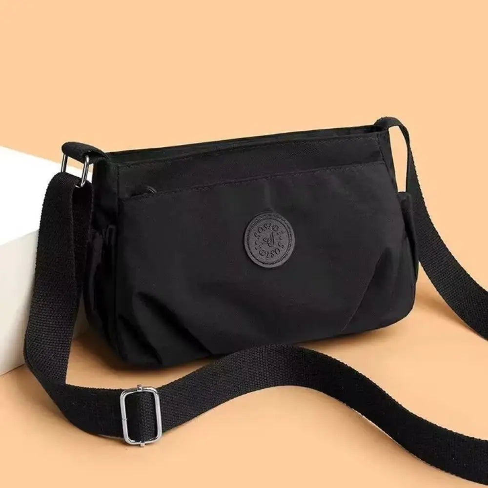 Nylon Cloth Women's Shoulder Bag Large Capacity Multi-Layer Messenger Bags Lightweight Waterproof Travel Bag Organizer Bag