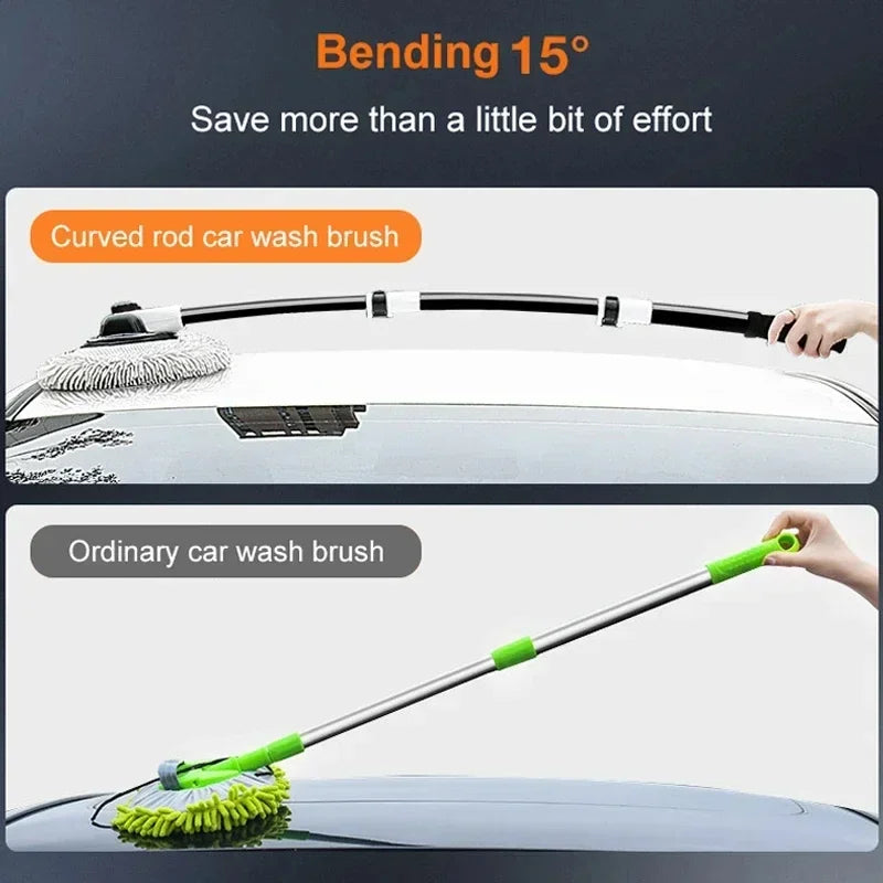 Car Brushes For Washing Car Brushes With  Telescopic Rod Design Wash Brush Car Cleaning Brush Car Washing Mop