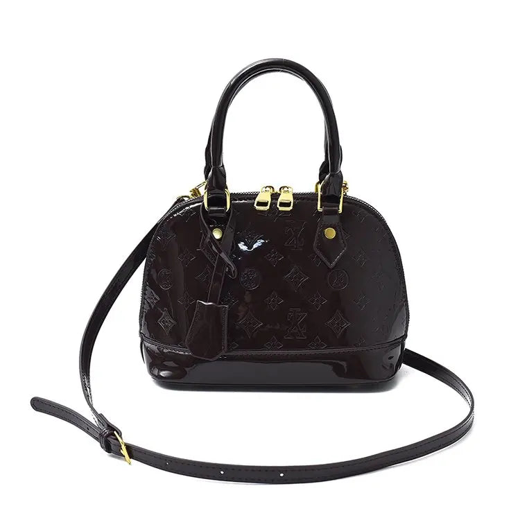 High-End Women's Shoulder Bag Crafted From Meteor-Patterned Leather Featuring Elegant Slovakia Vintage Lightweight Soft Look