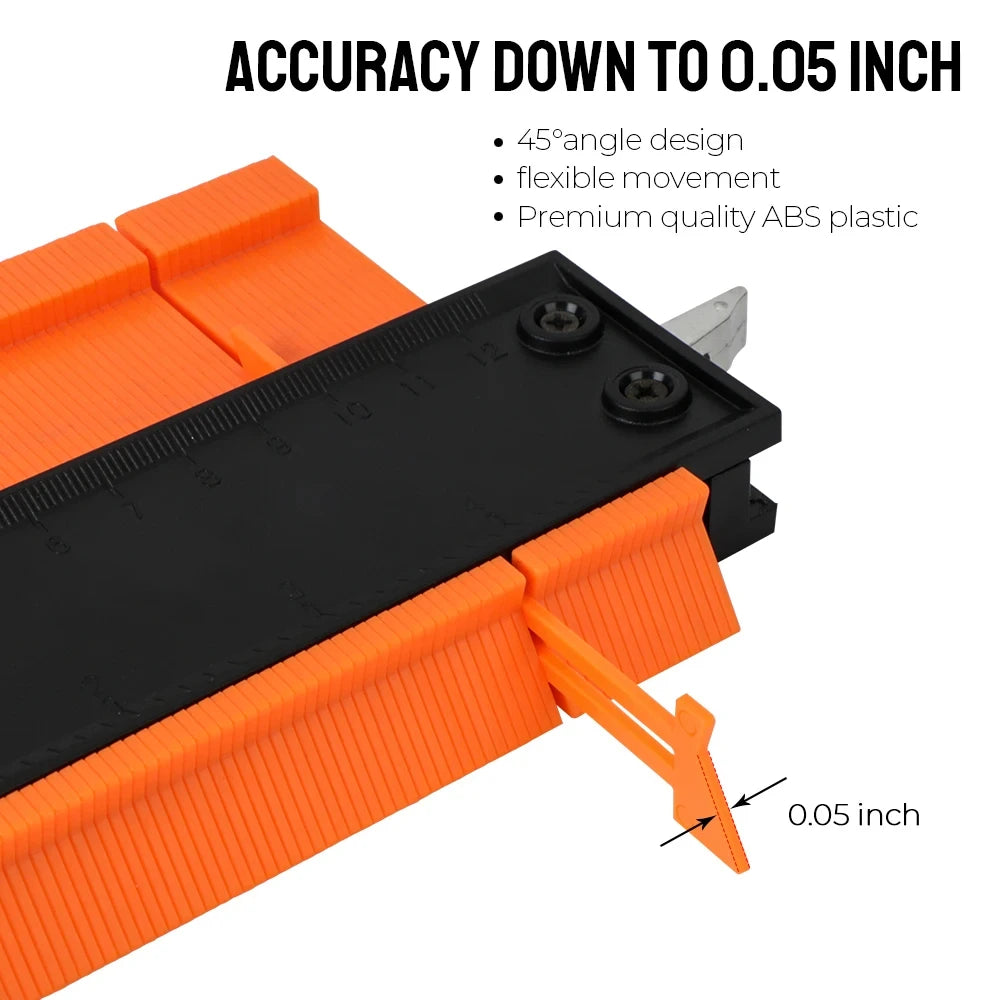 Contour Gauge Shaping Wood Measure Ruler Tiling Laminate Tiles Meethulp Gauge Irregular Shape Duplicator Wood Marking Tool