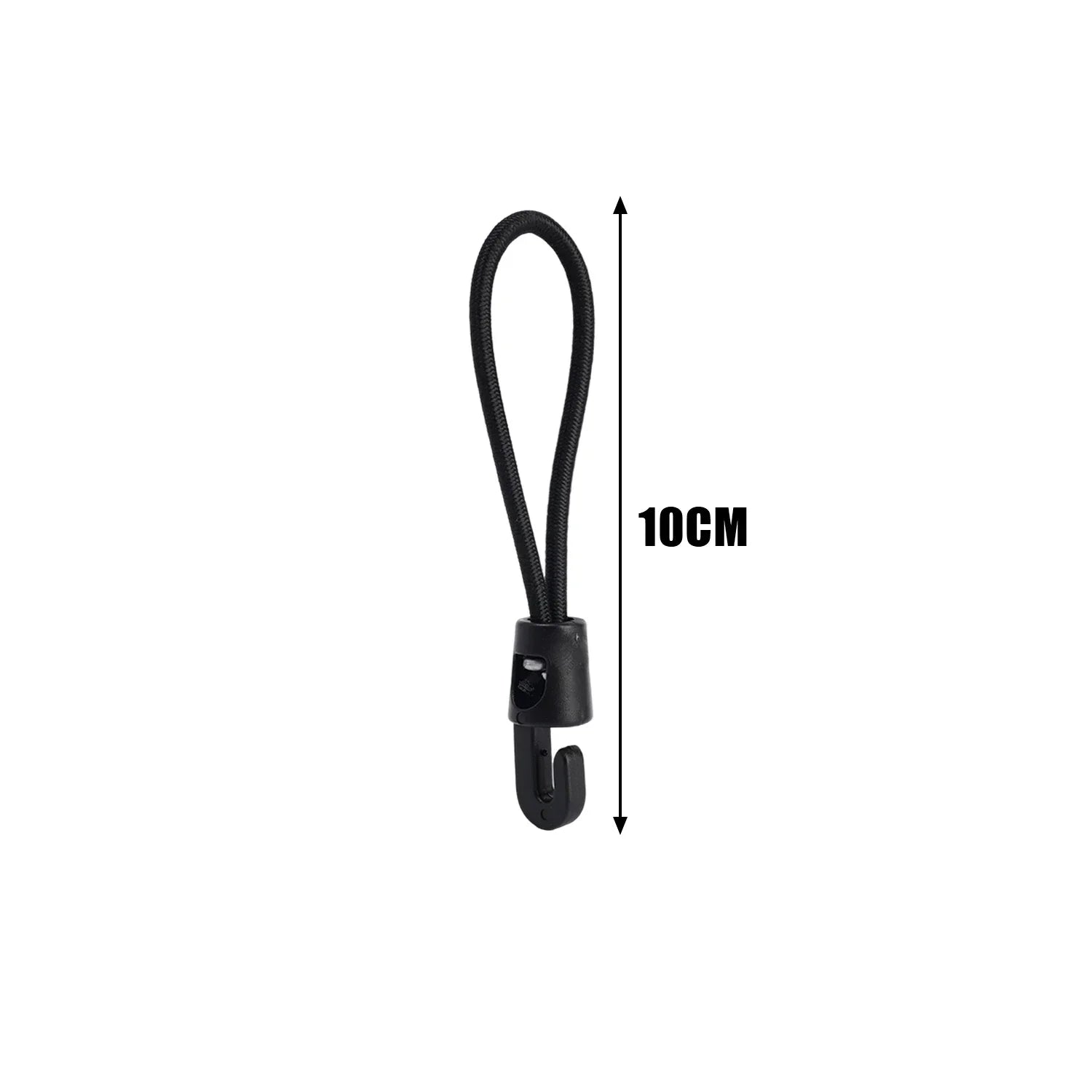 Shock Bungee Cord Gear Strap Tactical Elastic Fix Trekking Pole Anti-slip Paracord Alternative Heavy Duty Water Bottle Map Keys