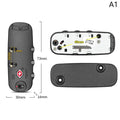TSA 3 Digit Combination Password Lock Fixed Security Padlock For Cabinet Cupboard Locker Travel Suitcase Luggage Accessory