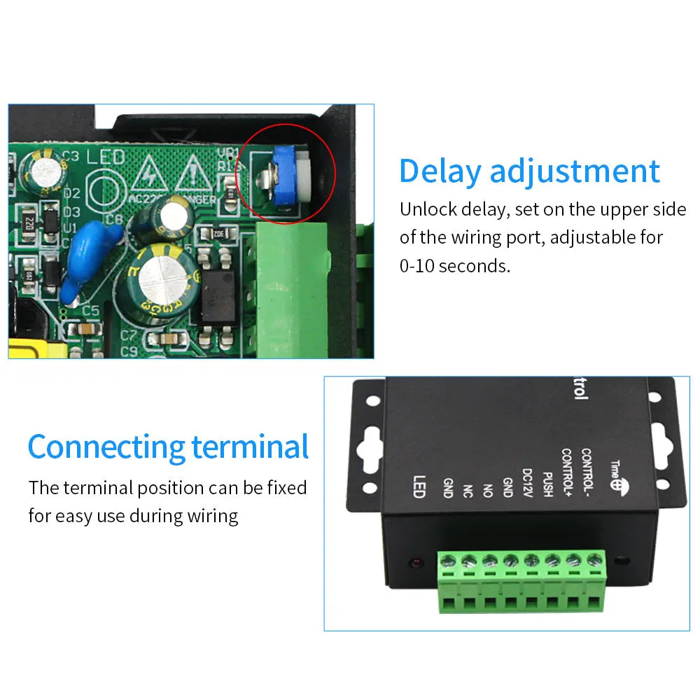 DC 12V 5A Access Control Power Adapter Switch Power Supply Control AC 100~240V For Electric Lock RFID Door Access Control System