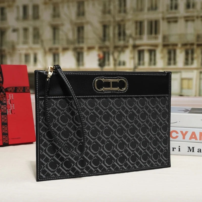 CHCH Minimalist Style Women's Clutch with Letter Design  Casual and Versatile Trendy Bag for Women  bolsos mujer