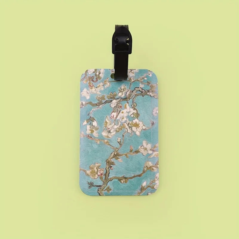 Creative Luggage Tag Inspired by Van Gogh's Art, the Perfect Travel Accessory Includes Portable ID Tag for Suitcase  Anti-Lost