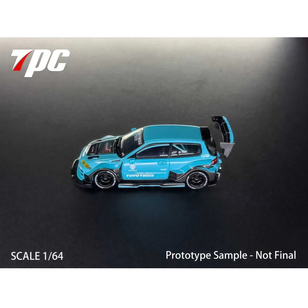 TPC 1:64 Kevmannz 1996 EG6 Hatchback Wide Body Diecast Model Car
