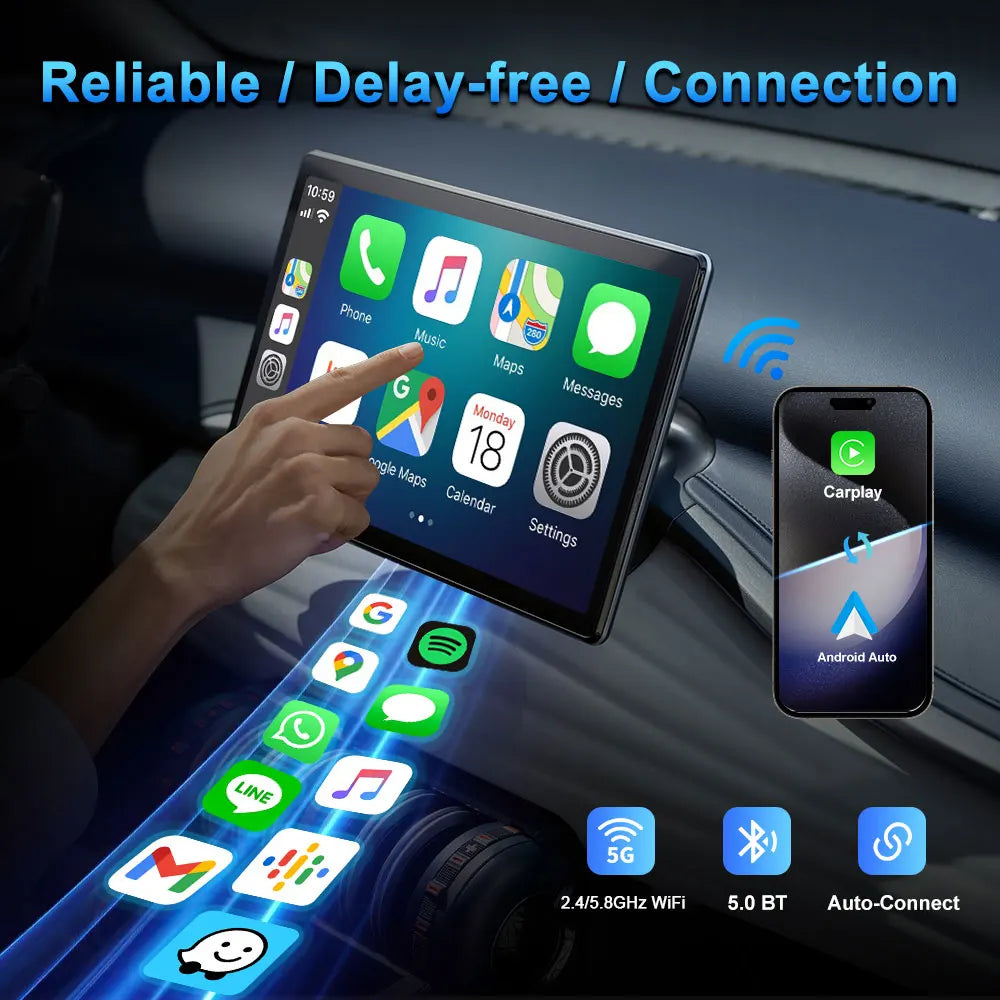WOOBOOBOX Adapter CarPlay Android Auto Wireless Smart Box For Car With Wired CarPlay 2026 New Dongle Compatible with Benz MG