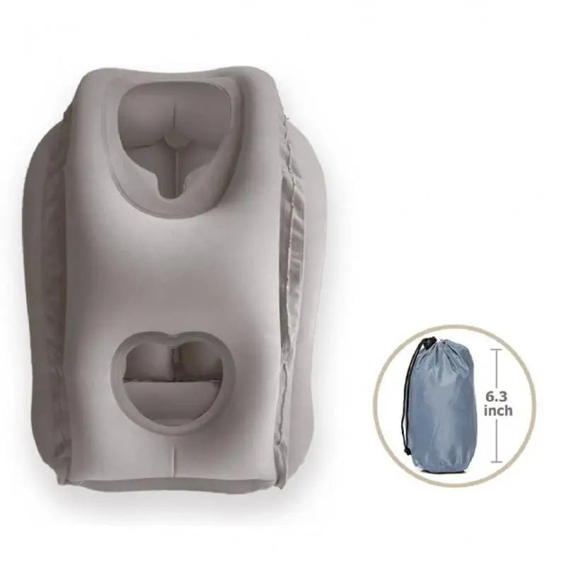 Inflatable Neck Pillow Adult Kids Comfort Head Support Travel Cushion for Plane Car Bus Camping